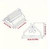 500pcs Transparent Acrylic Display Stand Set for Holding Photos Business Cards Clear Card Holders Offices Parties Retail Events