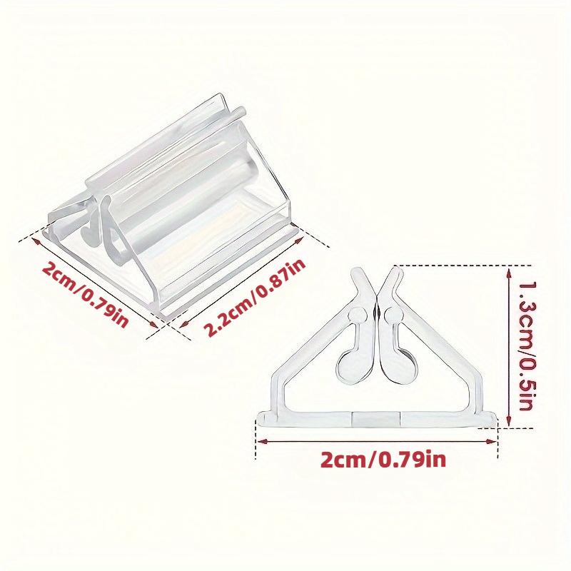 500pcs Transparent Acrylic Display Stand Set for Holding Photos Business Cards Clear Card Holders Offices Parties Retail Events