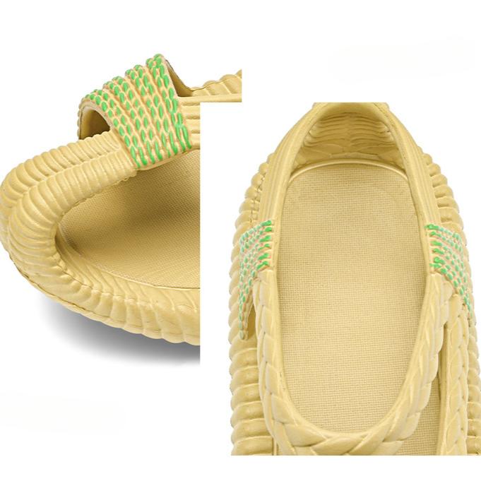 Hausschuhe Weben Design Strand Sandalen Atmungsaktiv Casual Flache Männliche Sandalen Outdoor Paare Sandalen