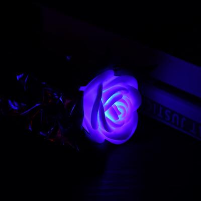Rose LED Lamp Flower Night Lights Yard Outdoor Garden Path Rose LED Lamp Flower Night Lights Yard Outdoor Garden Path