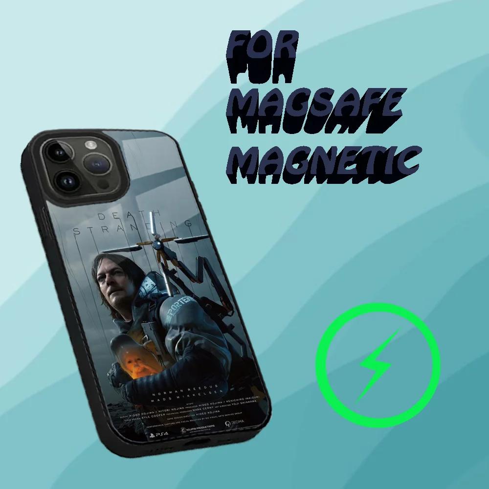 

Game D-Death Stranding Phone Case For iPhone 16,15,14,13,12,11,Plus,Pro,Max Mini Magsafe Magnetic Wireless Charging iPhone12