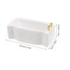 Miniature 1:12 White Porcelain Ceramic Bathtub Dollhouse Bathroom Mini Furniture Accessories Decoration 1:12 Dollhouse Furniture