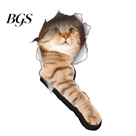 Niedliches Katzen-Hunde-Muster, Toilettendeckel-Abdeckungsaufkleber, Wandaufkleber, Badezimmer-Heimdekoration