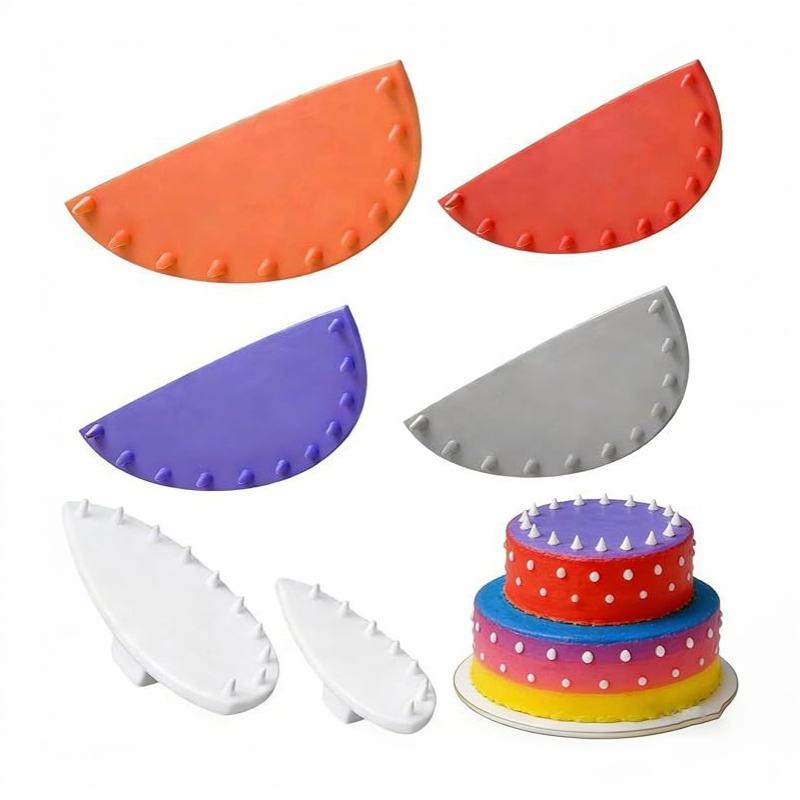 Cake Arch Guide Swag Marker Tool 6Pcs Multiple Sizes Piping Guide for Home DIY Cake Baking Decoration