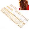 110pcs Hair Braid Rings DIY Dreadlocks Pendant Hair Braid Clips Hair Decoration Accessories