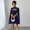 Women's High-End Bodycon Dress - Early Autumn Party Style