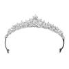 Rhinestone Queen Princess Crown Alloy Bridal Headwear Vintage Crystal Tiaras  Dress Party