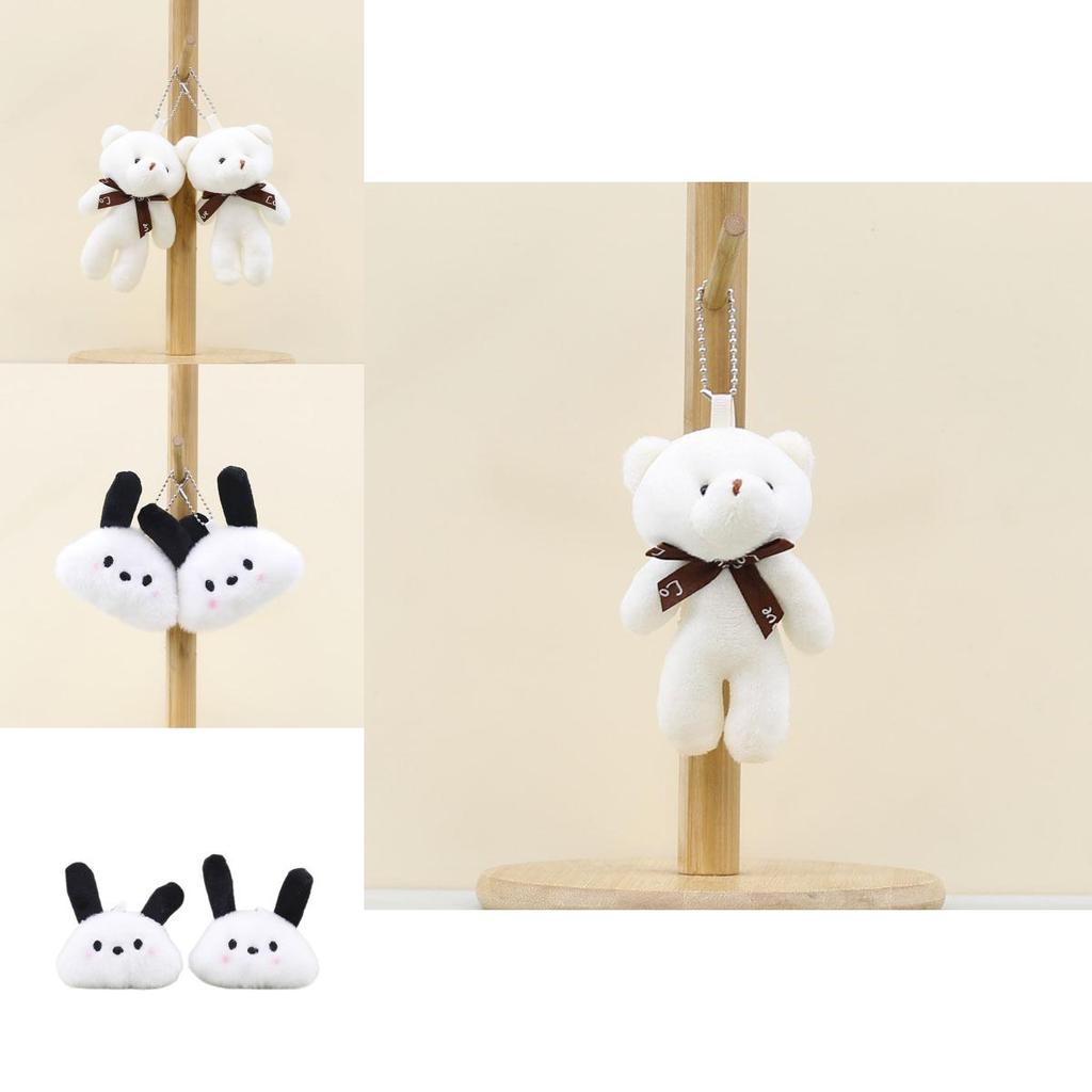 Plush Bear Stuffed Animal Toy With Pp Cotton Filling For Kids Room Decor