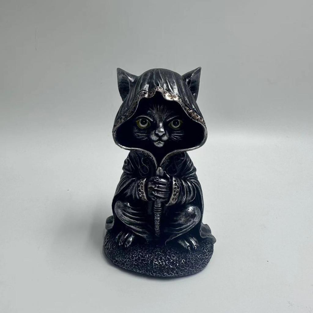 Cheap Sale Knight Gnomes Guard Skull Magic Cat Resin Car Office Home Decoration Action Figures Toys