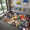 Naruto Ninja Skill Pattern Rug Soft Washable Non-Slip Carpet for Home Decoration