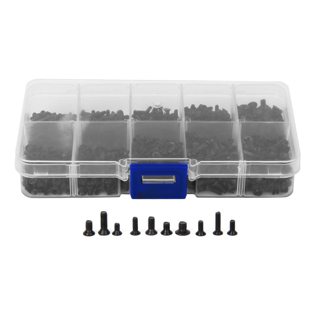 

Машинный винт с плоской головкой крестообразный черный углеродистая сталь крепеж для электронной промышленности 1000 шт.