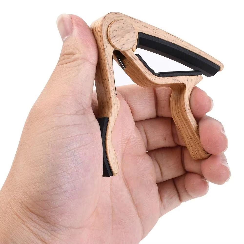 Aluminum Zinc Zinc Alloy Guitar Tuning Clamp Rose Wood Grain Violin Tune Change Clamp  Acoustic Guitar