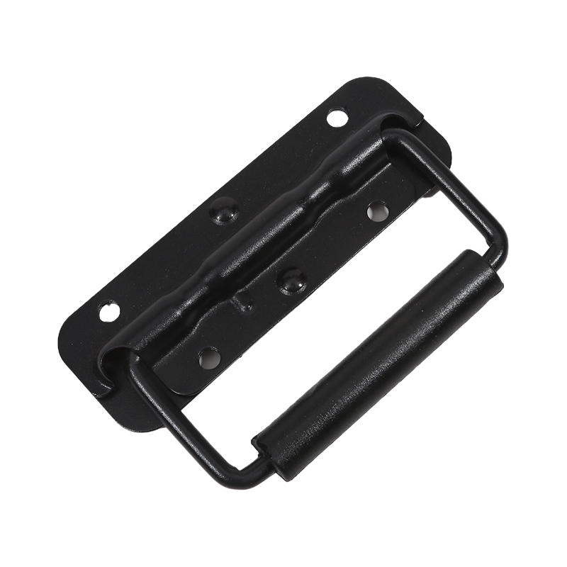 1PC Toolbox Spring Folding Handle Tool Creative Heavy Duty Chest Cabinet Surface Mounted Spring Loaded Handle