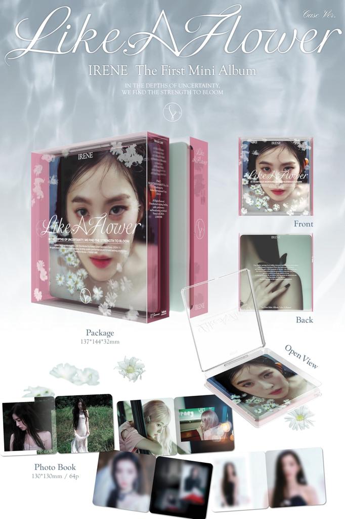 IRENE The First Mini [Like A Flower (Case Ver.)] (Korean Edition)