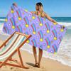 Colorful Shooting Stars Pattern Design Beach Towel Quick-drying for Travel Outdoor Sports Jogging Beach and Swimming