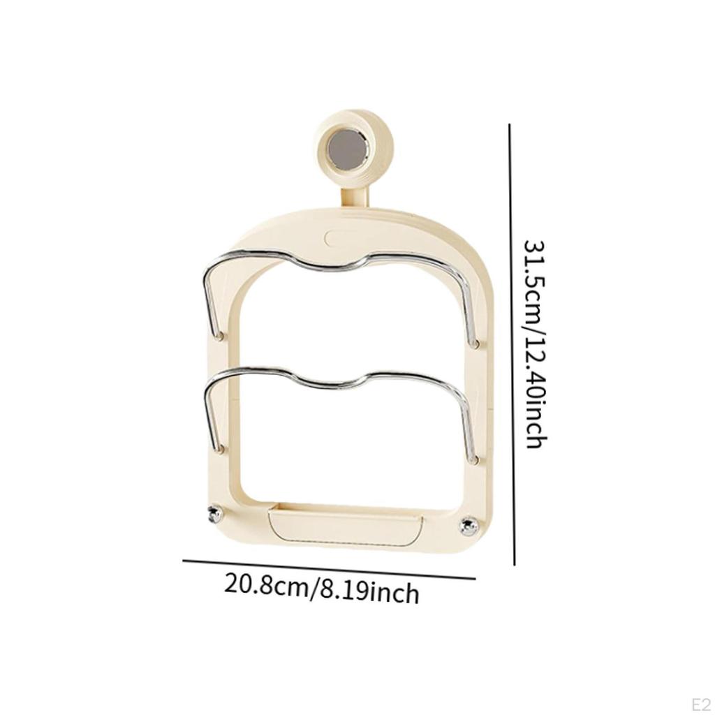 2 Tier Pan Lid Holder Covers Pots and Pans Organizer Pot Rack for Pantry