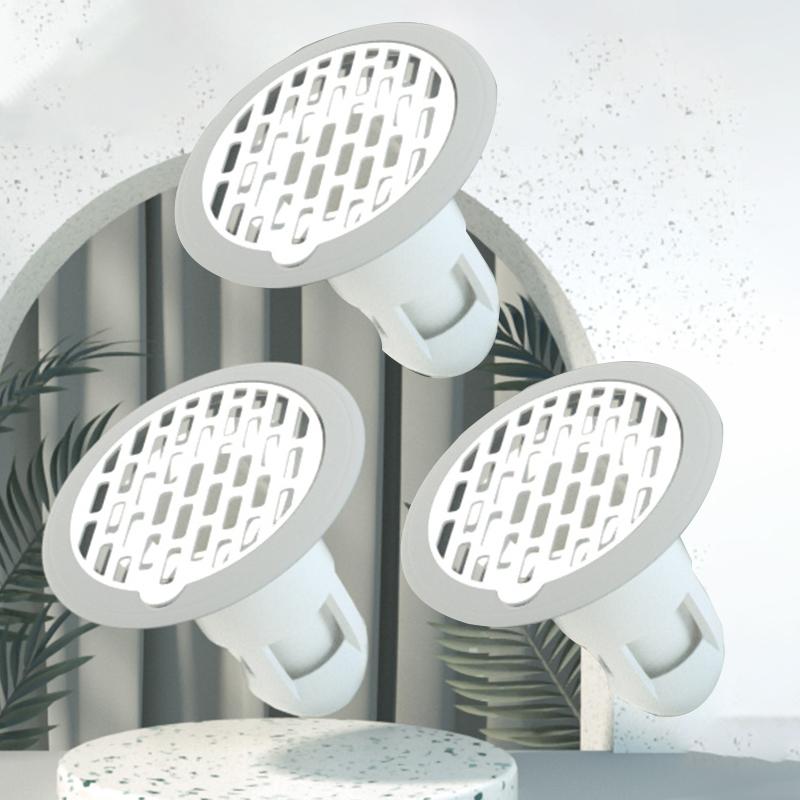 4PCS Shower Drain Stopper Kitchen Sink Drain Strainer Filter Hair Trap Plug Bathroom Floor Drain Deodorant Core