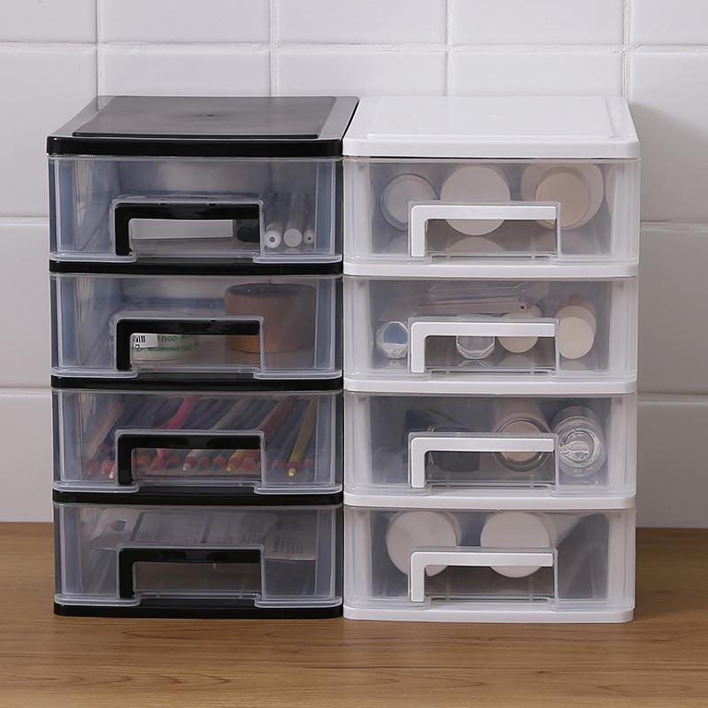 Desktop Drawer Storage Cabinet for Cosmetics and Office Supplies