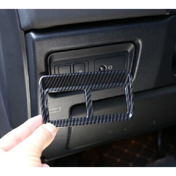 Carbon Fiber Back Door Tailgate Switch Frame 1PCS For Range Rover Sport 16~2022