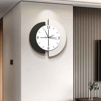 Living Room Creative Wall Clock Modern Light Luxury Clock New Style Clock Simple and Atmospheric Watch Wall Hanging Silent Home