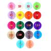 1pc10/15/20/25/30cm Decorative Paper Honeycomb Ball Pastel Flower Wedding Kid Birthday Party Decoration Baby Shower Supplies