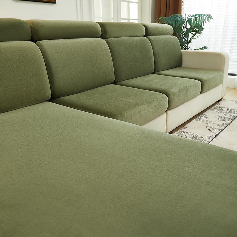 Thiened Elastic Sofa Cover Universal Anti-Slip -Resistant Plu Sofa Dust Cover Modern Simple Design
