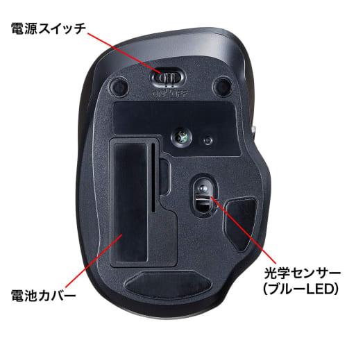 Sanwa Supply Wireless Blue LED Mouse (Red) MA-WBL134R