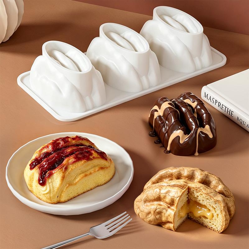 3 6 12 15-Cell Pecan Nuts Design Silicone Chocolate Mold Food Grade Mousse Cake Mould Pastry Tools Kitchen Dessert Bakeware