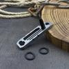 EDC Pocket Survival Tool Camping Screwdriver Bottle opener Wrench Key Chain Outdoor Tools Portable multi-function tool