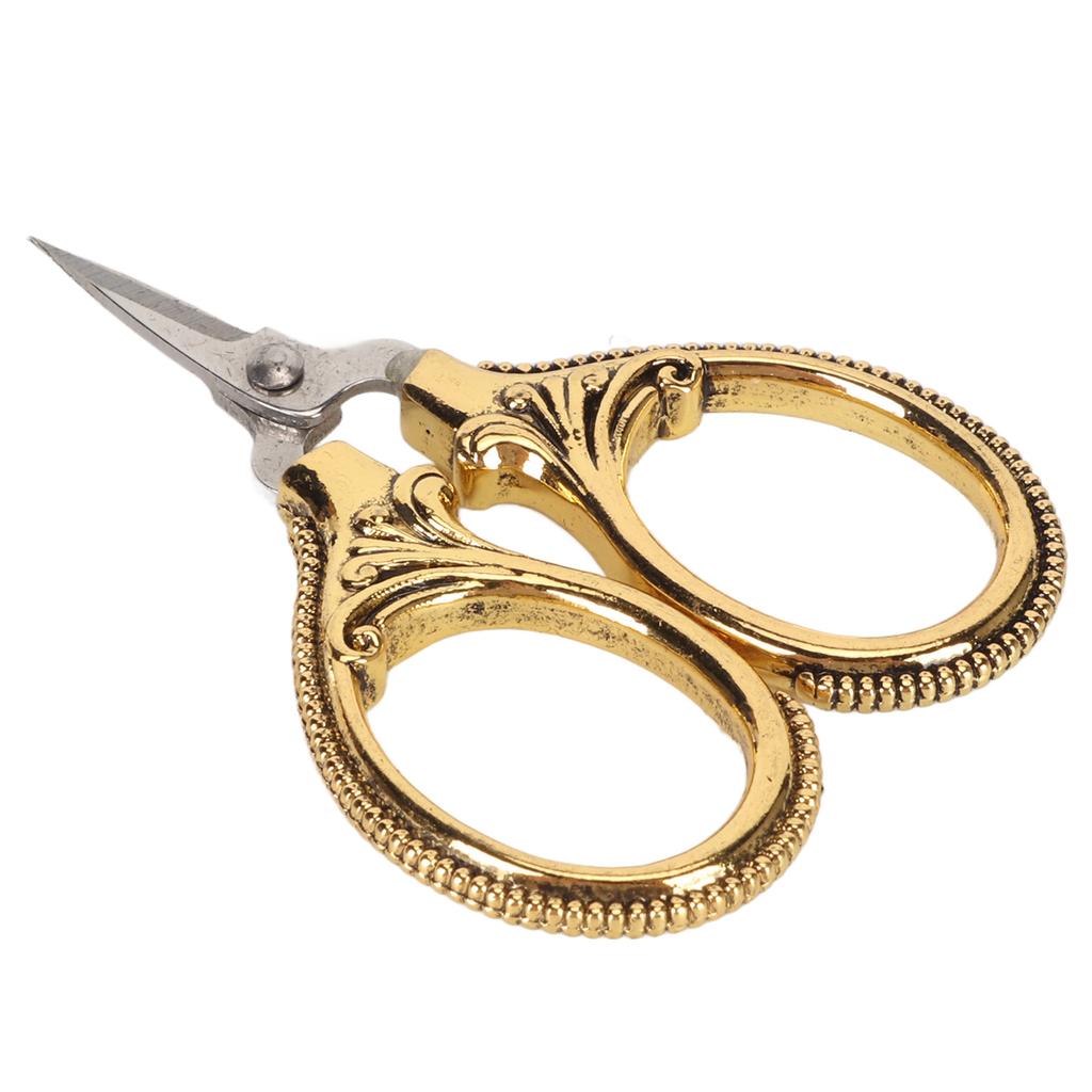 Retro Taschenschere Edelstahl Handwerk DIY Stickerei Nähgarn Mini Schere Vintage Gold