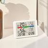 Modern Lcd Digital Alarm Clock With Temperature And Humidity For Bedroom Decor