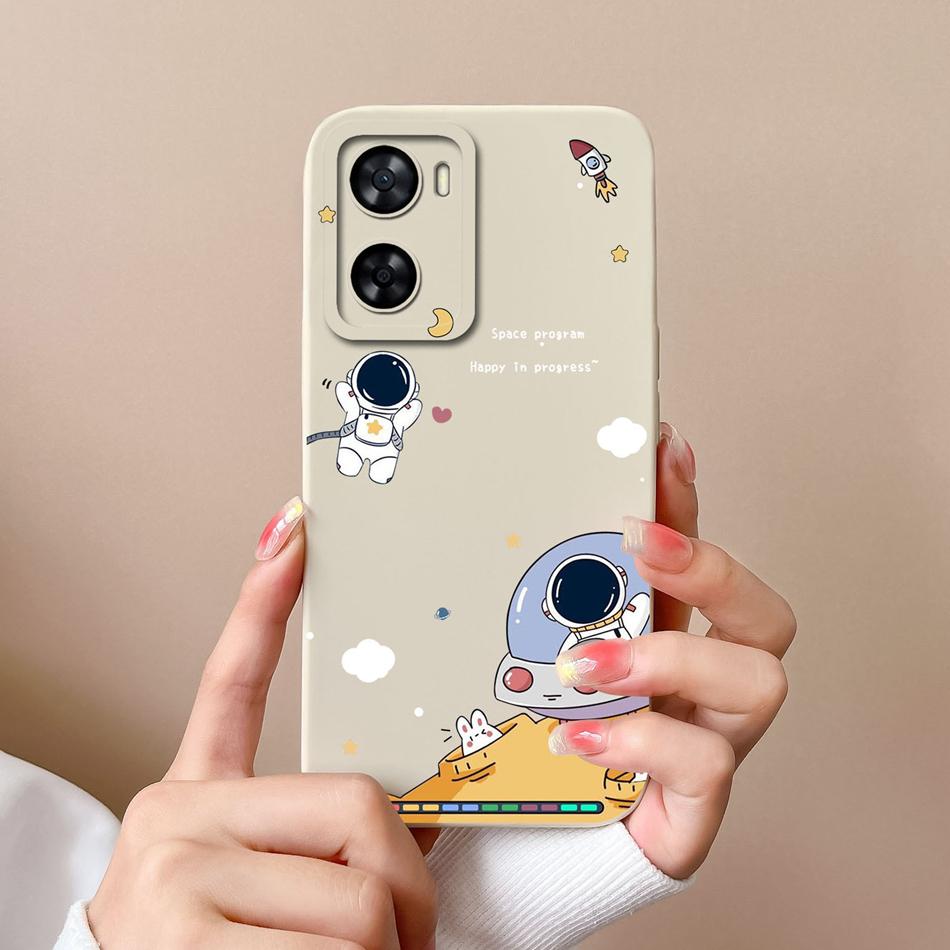 For One Plus Nord N20SE N300 Case Fun Astronaut Phone Back Cover For 1+ Nord N20 SE N 300 Liquid Silicone Funda Camera Protector