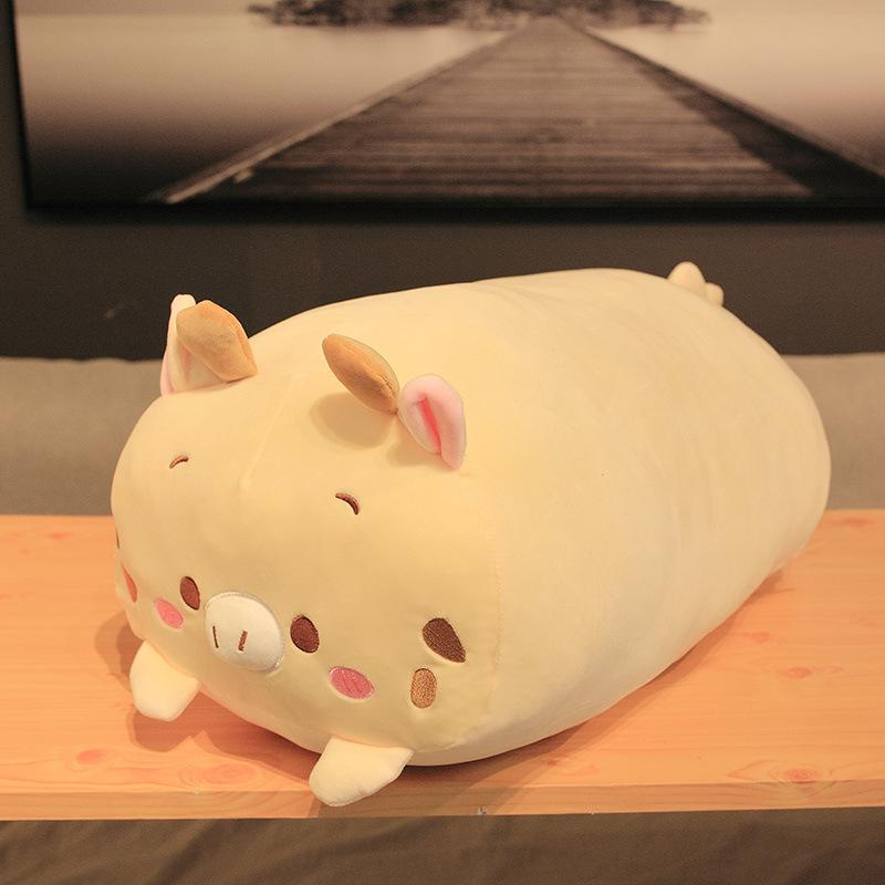 Chubby Panda Dinosaur Plush Doll Cute Pet Cat Long Throw Pillow Cute Cute Piggy Doll Soft Cute Cloth Doll