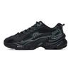 FILA Pantera Fabric Synthetic Leather Round Toe Lace-Up Low-Top Casual Shoes Women sneaker Black F12W121105FBK