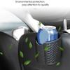 Multifunctional Vehicle Seat Organizers Double Beverages Cup Holder and Smartphone Cradle for Front Row Convenience 2pcs