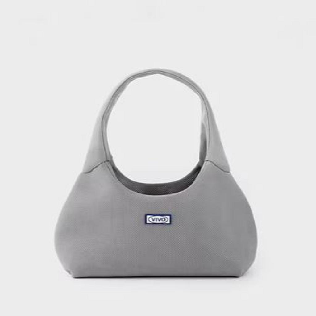 Daiso Shoulder Mesh Bag - Gray