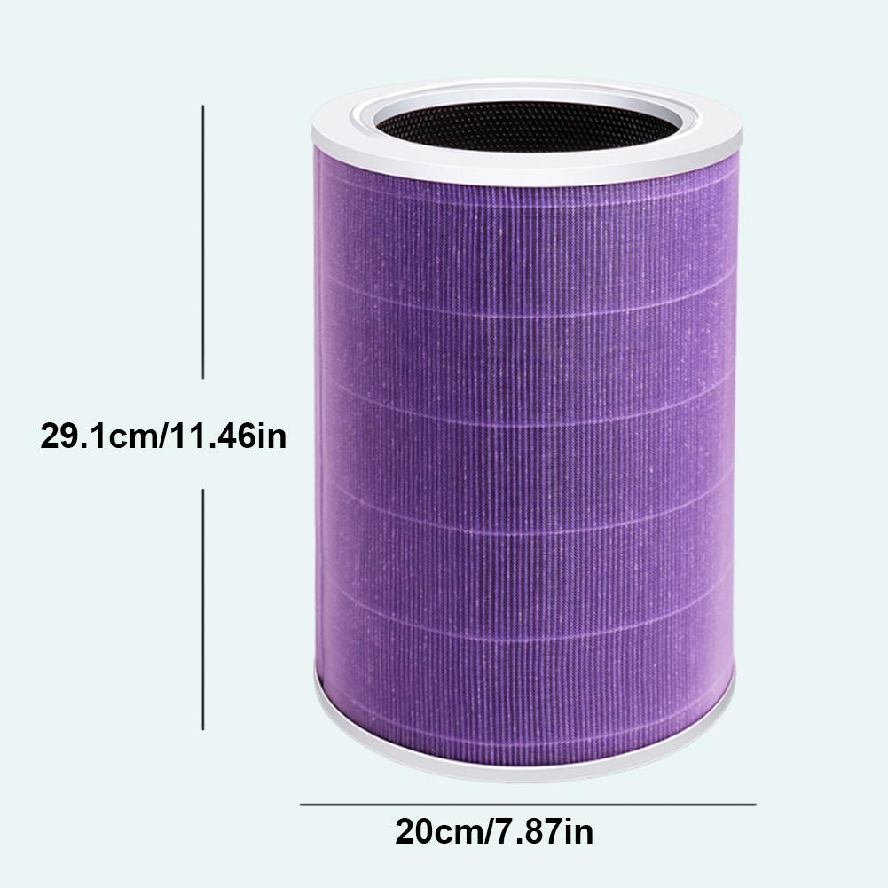 Replacement Filter with Activated Carbon Air Purifier Filter for Xiaomi Air Purifier 2S 2C 2H Pro 3C 3H