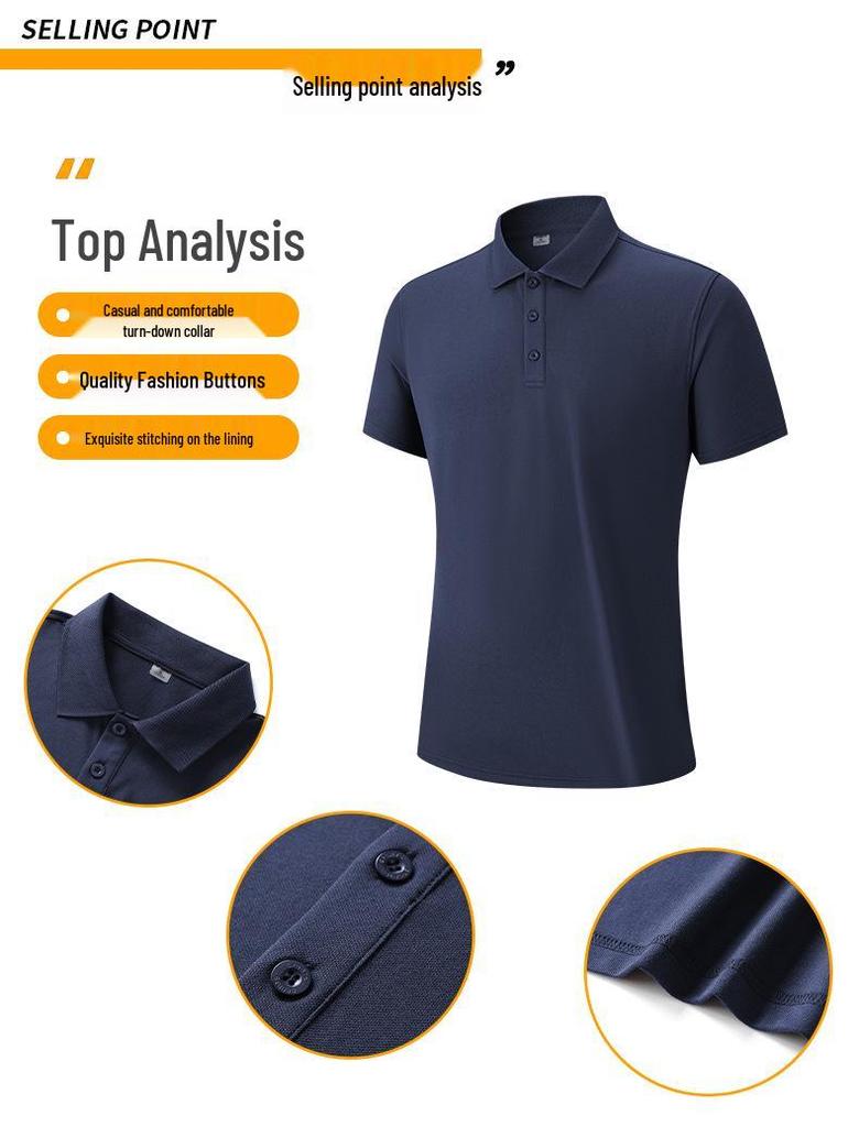 2026 Men's Casual Cotton Polo and Pants Set – Breathable, Comfortable, Customizable