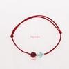 1/2 Stück Handgeflochtene Glücksbändchen Armbänder für Damen Glück Reichtum Armband Paar Freundschaft Schmuck Geschenke