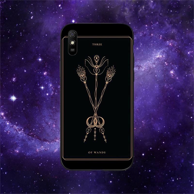 Tajemnicza karta tarota etui na telefon do Xiaomi9 10 11PRO LITE Redmi NOTE7 8 9 10A PRO K40 Poco3 Shell