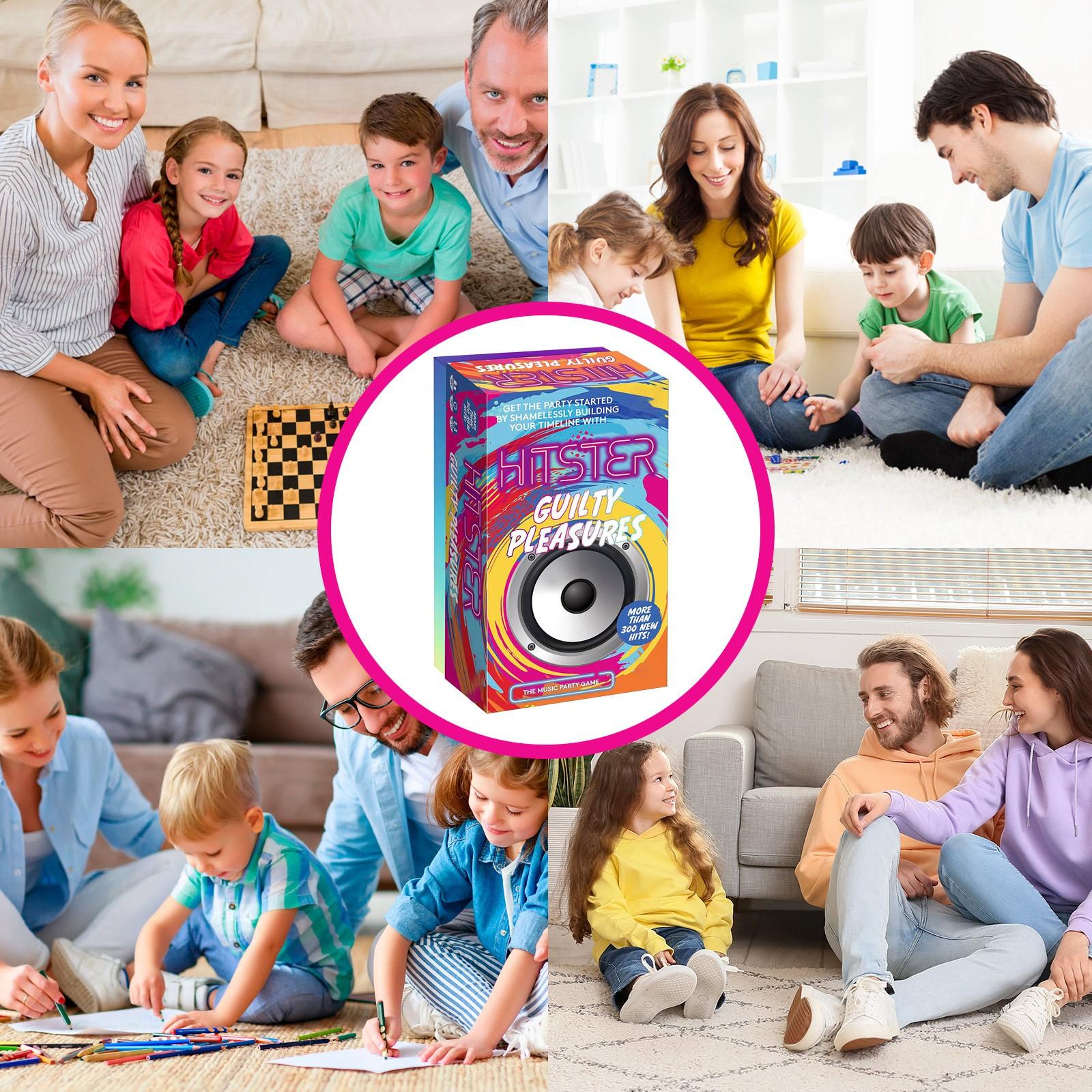 

Веселая музыкальная викторина, карточная игра, игра для вечеринок, семейная игра, игра для меломанов One Size