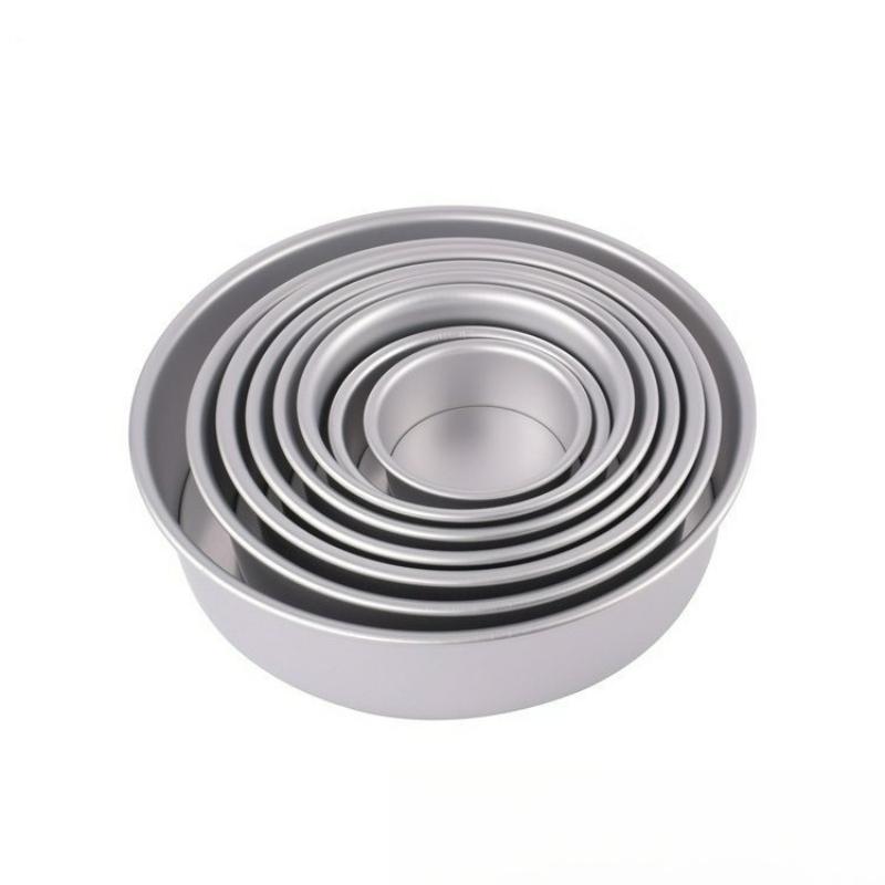 Cake Mold, Baking Tool 6 Inch 8 Inch 11 Inch Round Living Bottom Abrasive Tool Cake Mold Household Non-stick