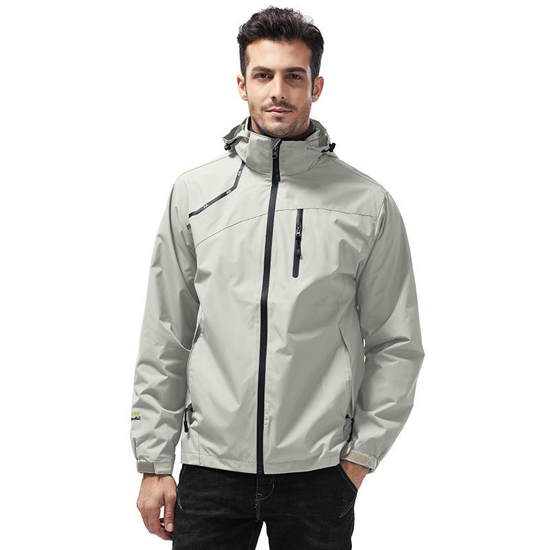 Single-layer Jacket Men's Spring and Autumn Skiing Breathable and Wear-resistant Couple Mountaineering Suit Women's Thin Jacket