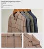 2024 Striped Long-Sleeve Men's Polo Shirt - Casual Fashion with Lapel