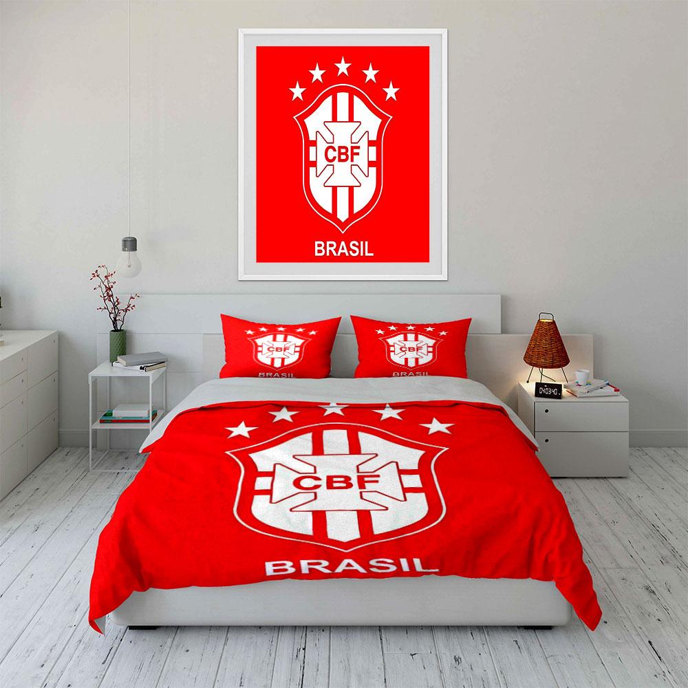 CBF logo and stars. Bedding sets Duvet cover sets Duvet covers Pillowcases(1*Duvet Cover 2*Pillowcases without duvet insert)