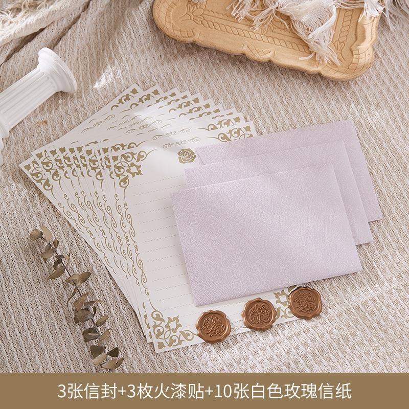 Chinese Style Envelope Letter Set With Wax Seal For Invitation