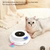 2 In 1 Smart Cat Automatic Feather Fun Ball Toy 5 Modes Electronic Interactive Pet Toys