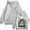Anime Makunouchi Hajime No Ippo Zipper Hoodie Kamogawa Boxing Gym Men's Sweatshirt Oversized Fleece Vintage Popular Coats Male