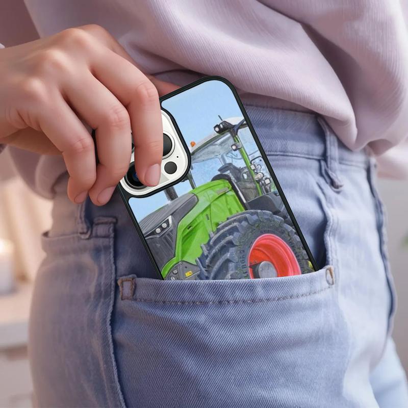 Farm Vehicle Tractor Phone Case For iPhone 17 Air 15 16e 14 13 Pro Max Coque 12 11 Pro Max PLUS cover