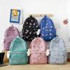 Student Cartoon Backpack Set Female Campus Backpack Lightweight Nylon Three-Piece Schoolbag